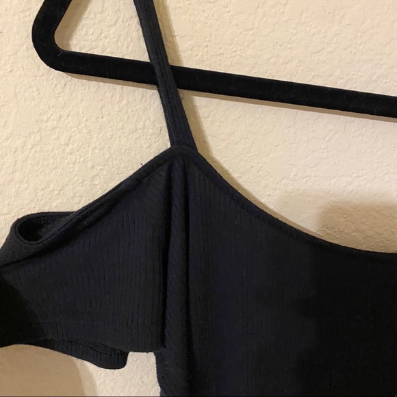 Black Urban Outfitter Off Shoulder Body Suit - Picture 2 of 5
